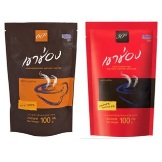 เขาช่อง เกล็ดสีน้ำตาล กาแฟเกล็ด 100-200 กรัม