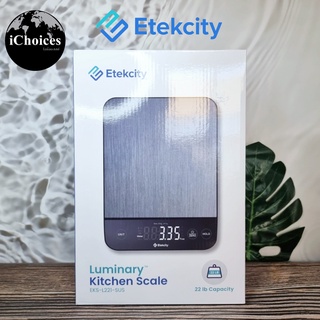 [Etekcity] Luminary™ Kitchen Scale EKS-L221-SUS เครื่องชั่งดิจิตอล ชั่งน้ำหนักอาหาร สำหรับทำอาหาร เบเกอรี่ แบบชาร์จไฟได้