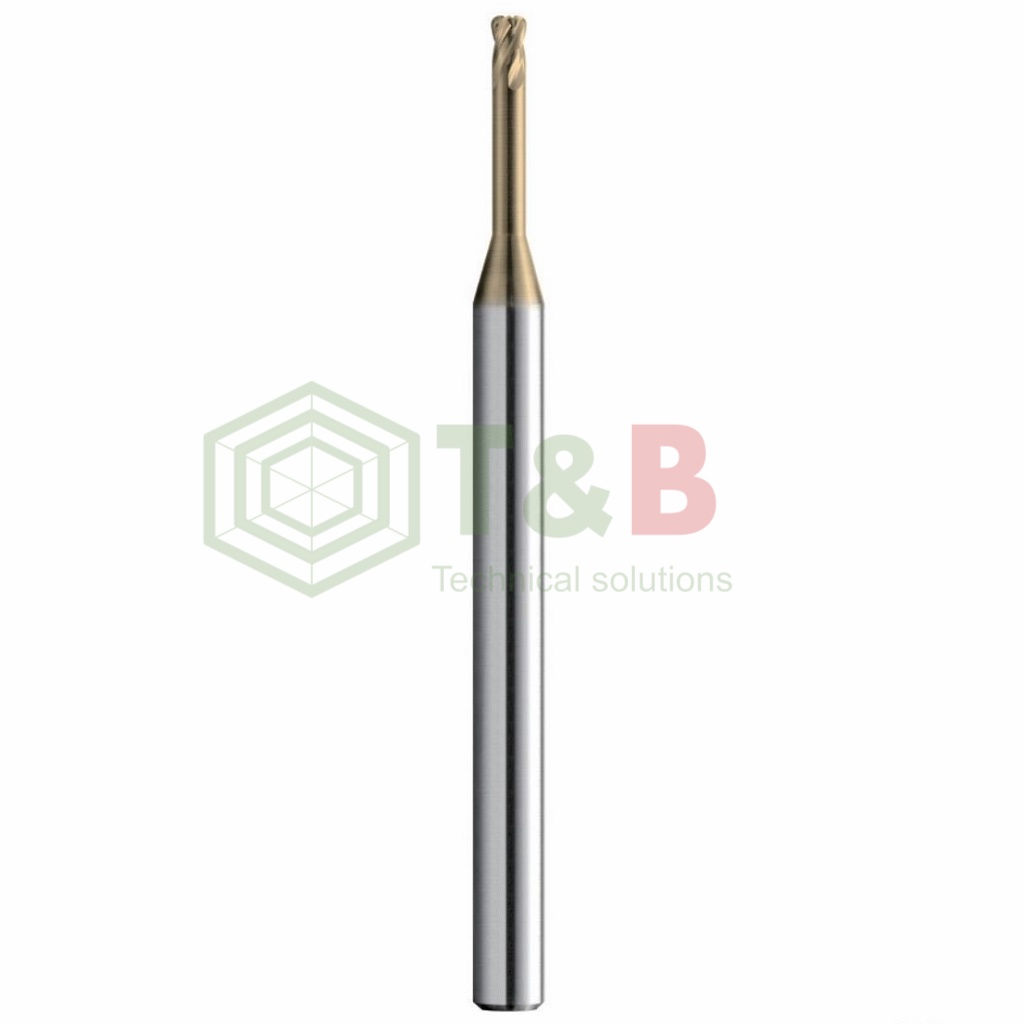 R 4 Me เครื่องตัดมิลลิ่งมุมคอยาว D3 x W1x16x60L Union Tools รุ่น HLRS4030-10-160 ดอกเอ็นมิลล์กลึงหลั