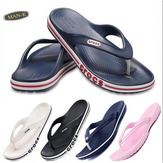 Crocs Mens and Womens Babyband Flip - สินค้าเป็นของแท้ถูก ที่สุด พื้นสบาย 37-44