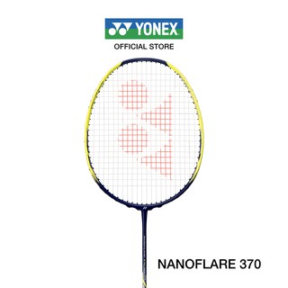 YONEX NANOFLARE 370 ไม้แบดมินตัน น้ำหนัก 5U G5 เหมาะกับผู้เล่นทักษะระดับกลางถึงระดับสูง ก้านแข็ง แถมฟรีเอ็น BG65