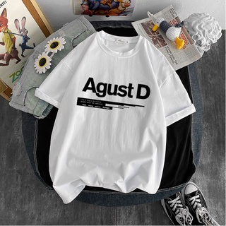 ใหม่ เสื้อยืด พิมพ์ลายอัลบั้ม Kpop Agust D D2 สไตล์เกาหลี สําหรับวัยรุ่นS-5XL