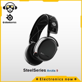 Steelseries arctis 9 dual wireless gaming headset (61484) – lossless 2.4 ghz wireless + bluetooth – อายุการใช้งานแบตเตอรี่ 20+ ชั่วโมง – สำหรับพีซี, ps5, ps4, บลูทูธ (61484) SteelSeries Arctis 9 Dual Wireless Gaming Headset (61484)