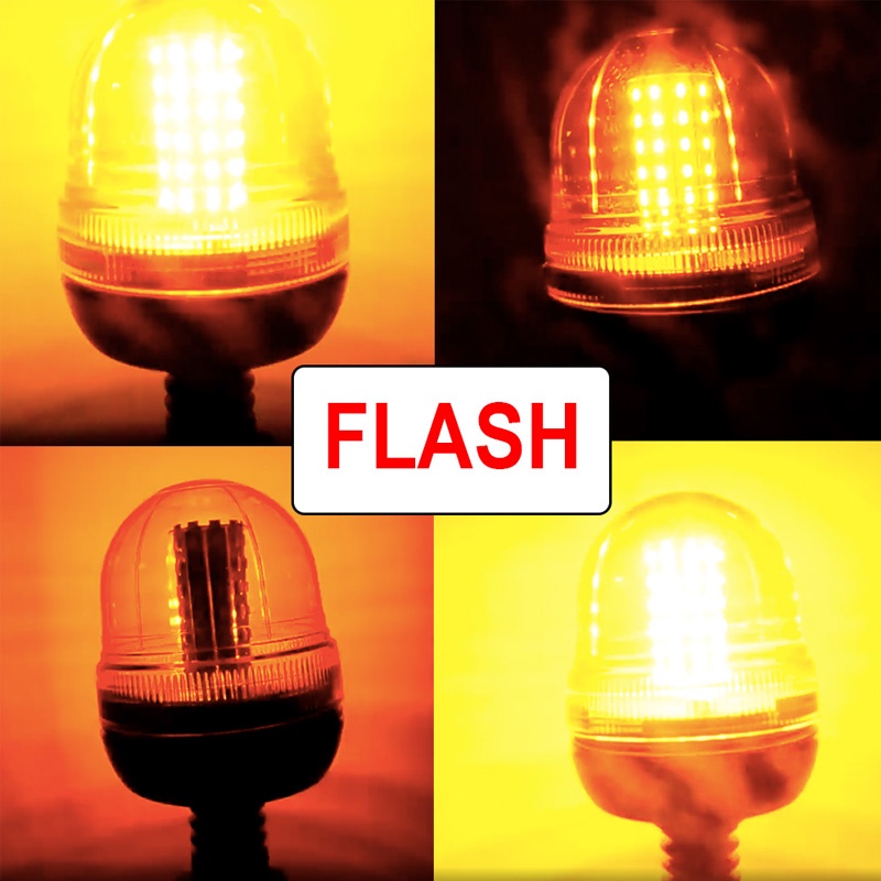 ไฟสัญญาณเตือน Led 60 ดวง 12V 24V 40 ดวง สําหรับติดหลังคารถยนต์ - รูปที่ 2