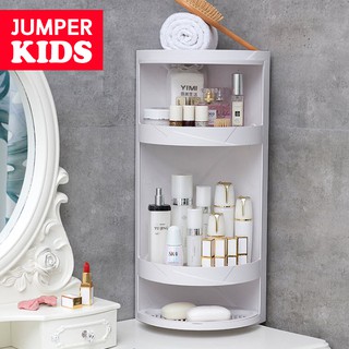 Jumper Kids ชั้นวางของเข้ามุม ชั้นวางอเนกประสงค์ ไม่ต้องเจาะผนัง เปิดปิดได้(H049)(H049)