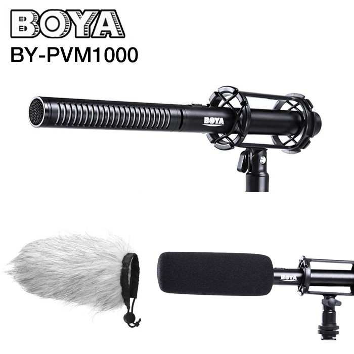 Microphone Pro BOYA BY-PVM1000 Condenser Shotgun