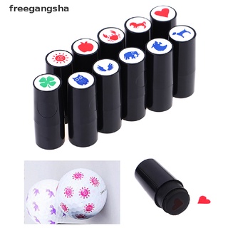 [FREG] 1Pcs Golf Ball Stamper Stamp Marker Various Patterns Quick Drying Long Lasting FDH