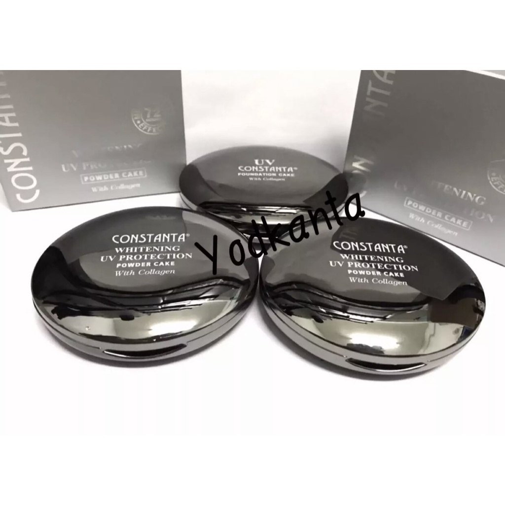 Constanta (แท้) เบอร์ 01,02,03,04 UV Foundation Cake แป้งพัฟ คอลลาเจน