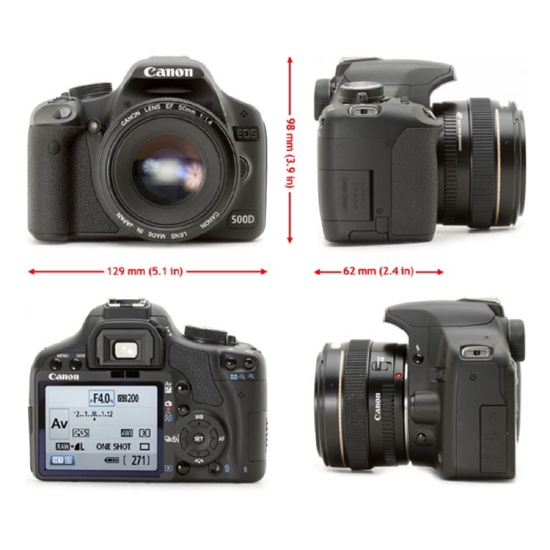 กล้อง Canon 500D สินค้ามือสองสภาพดี - 48aumi86do - ThaiPick