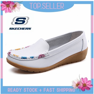 [พร้อมส่ง] *Skechers__go Walk Arch Fit รองเท้าแตะโลฟเฟอร์ ส้นแบน แบบสวม สําหรับผู้หญิง ผู้ชาย