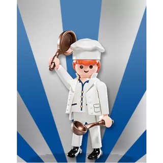 PLAYMOBIL: FIGURES SERIES 7 [BOY] : No.3 CHEF COOK (2014) เชฟกุ๊ก ของใหม่ ของแท้ 100%