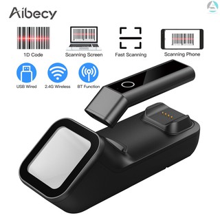 QR ANDROID ( Ready Stock ) Aibecy 3 - In - 1 เครื่องอ่านบาร์โค้ดแบบใช้สาย Usb