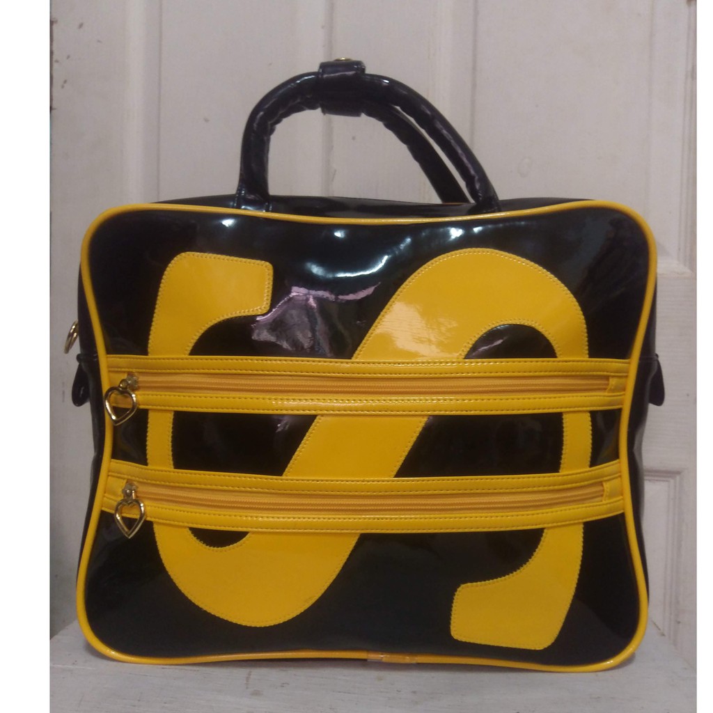 Moschino Patent Leather $ Sign Bag Made in Japan