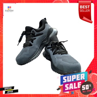 รองเท้านิรภัยผ้า พื้นยาง DEXZON LJ-20680 เบอร์ 44 สีเทาSAFETY SHOES WITH RUBBER OUTSOLES DEXZON LJ-20680 44 GREY