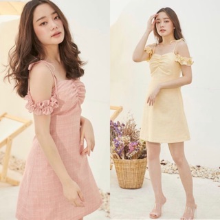 LE QUA sunny ruffle dress