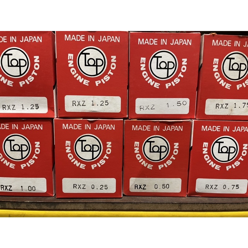 PISTON & PISTON RING TOP JAPAN RXZ ENDURO DT125