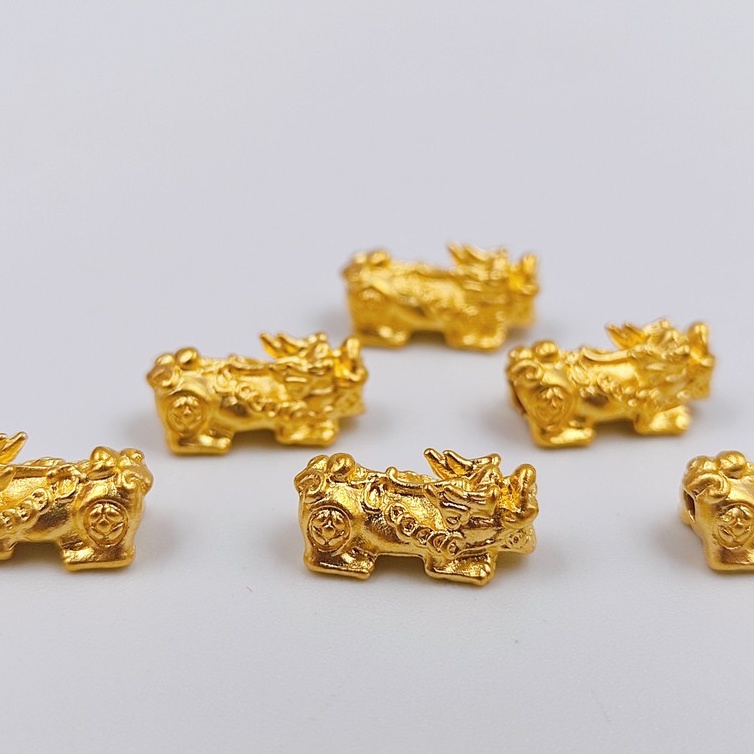 ตัวปี่เซียะ ทองแท้ 99.99% น้ำหนัก 0.1 กรัม มีใบรับประกัน