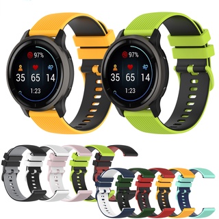 สายนาฬิกาข้อมือซิลิโคน 20 มม. 22 มม. สําหรับ Garmin Venu 2 vivoactive4 Smartwatch Garmin Forerunner 745 245 255