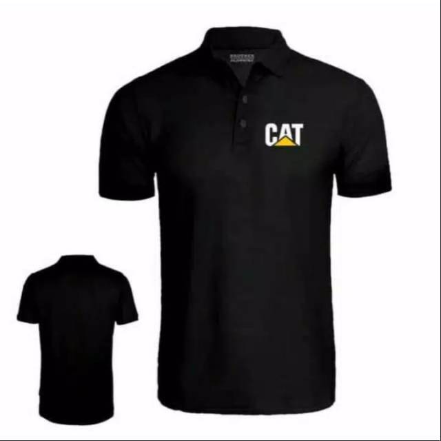 CAT POLO SHIRT // CATERPILLAR // HEAVY EQUIPMENT SHIRT // CAR SHIRT