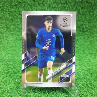 ขาย การ์ด Topps Chrome Uefa Champions League UCL 2020-21 Kai Havertz Base Chelsea การ์ดนักฟุตบอล Cards Swapper