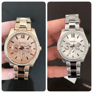 นาฬิกา Fossil  Scarlette Multifunction  Stainless Steel Watch ของแท้