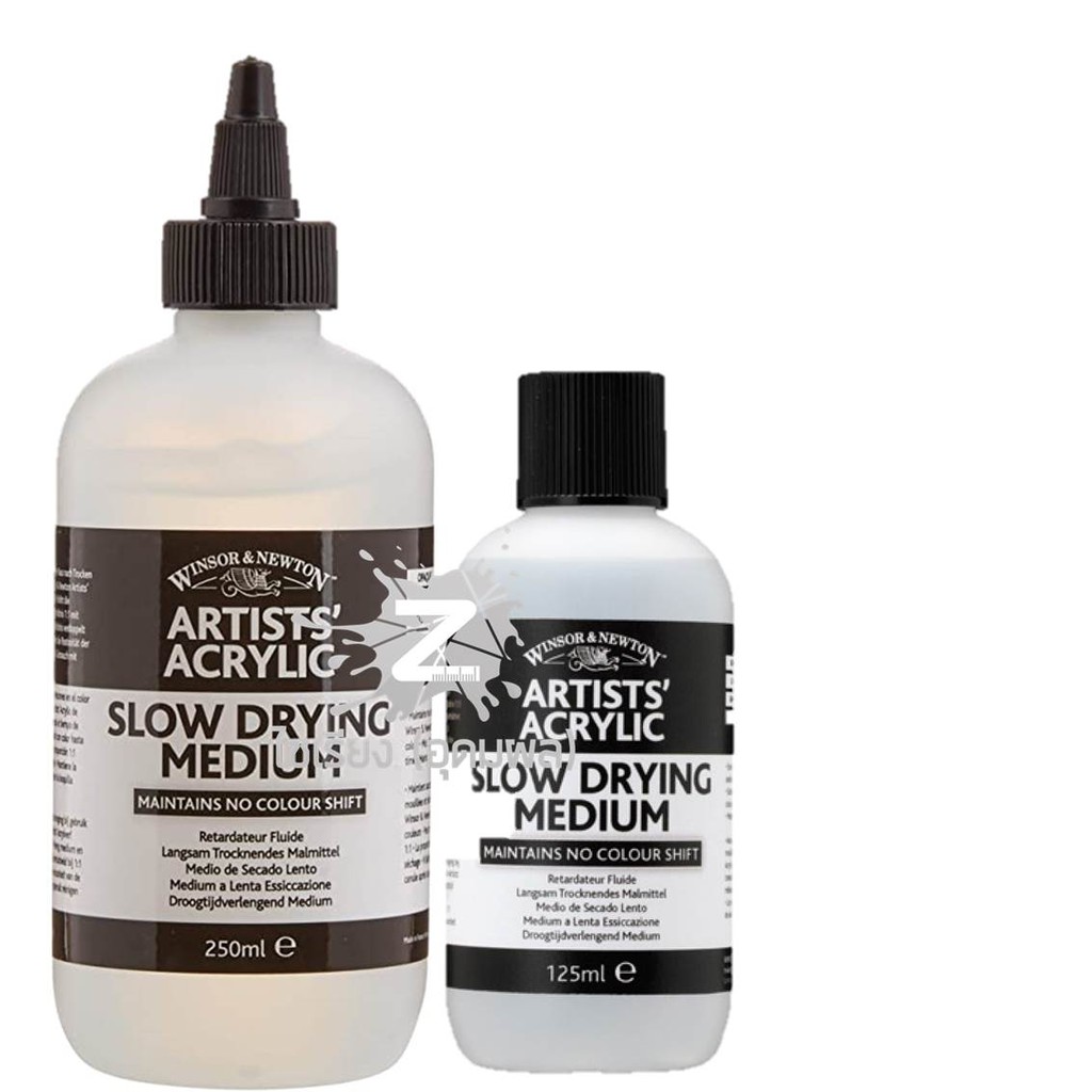 (พรีออเดอร์ 7-10 วัน)Winsor & Newton Artists' Acrylic SLOW DRYING MEDIUM 125ML/250ML   สื่อผสมสีชลอการแห้งของสี