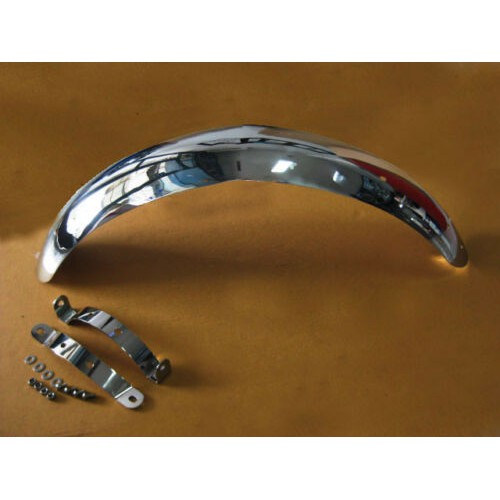 REAR FENDER "STAINLESS" Fit For YAMAHA SR500 SR400 // บังโคลนหลัง สเตนเลส ครบชุด