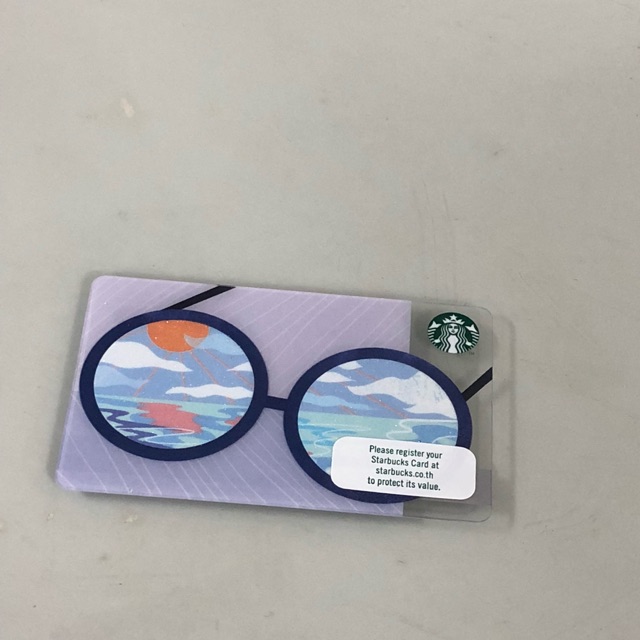 Starbucks card เปล่าไม่ขูดพิน