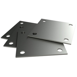 EMP 204 แผ่นในยึดอุปกรณ์ สำหรับกล่องพลาสติกรุ่น E 204 (ALUZINK MOUNTING PLATE)