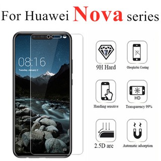 9H Huawei NOVA 7 2i 3i 5i 7i 5Z 5T 2S 4E 2 3 4 5 6 7 SE Pro Plus 2 อุปกรณ์กันรอยหน้าจอ ฟิล์มกระจกนิรภั โฟกัส