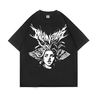 เสื้อยืดคอกลมทุกแบบเสื้อยืด | ขนาดใหญ่ | Queen Off MEDUSA | BillionstarsS-4XL