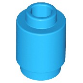 Lego part (ชิ้นส่วนเลโก้) No.3062b / 18860 / 30068 / 35390  Round 1 x 1 Open Stud