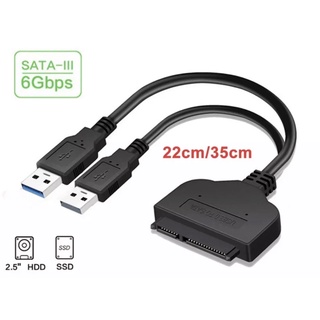 USB 3.0 SATA สำหรับฮาร์ดไดรฟ์ภายนอก2in1 SATA To USB Converter ฮาร์ดดิสก์6 Gbps สนับสนุน2.5นิ้วภายนอก SSD HDD