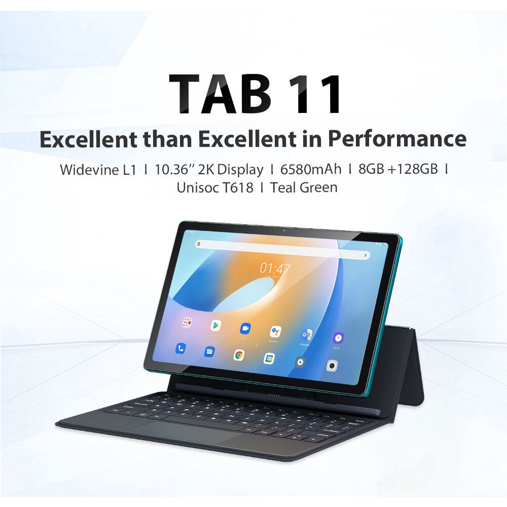 Blackview Tab 11 10.36 นิ้ว 2K จอแสดงผล Unisoc T618 Octa Core 2000*1200 8GB RAM 128GB ROM Android 11