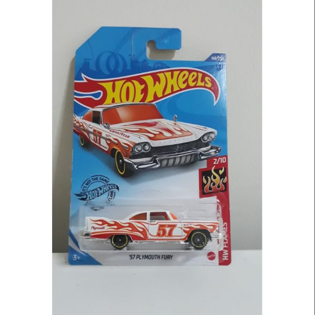 รถเหล็ก Hotwheels 57 PLYMOUTH FURY (ib22)