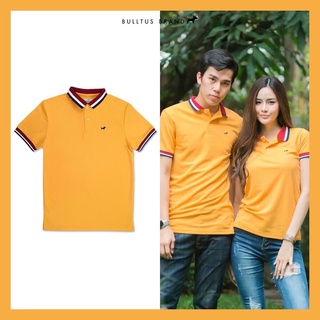 BULLTUS By Hashtag เสื้อโปโลคอปก รุ่น 3COL สีเหลือง/แดง