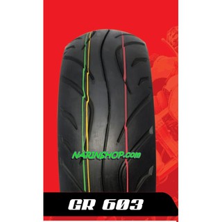 ยางนอก QUICK ลาย GR 603 เบอร์ 130/70-12 T/L