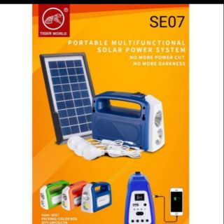 โซล่าเซลล์ไฟนอนนา ราคาถูก SOLARโซล่าเซลล์ชุดไฟนอนนา แผงโซล่าเซลล์ 3.5w9v สายแผงยาว 2.8 เมตร หลอดไฟ3หลอด ราคาถูกที่สุด