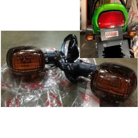 KAWASAKI LH & RH ด้านหน้าเลนส์ป้ายโคมไฟสีส้ม ZX150 RR150 NINJA150RR SIGNAL ไฟสัญญาณชุด Kawasaki ZX1