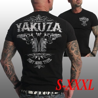 ใหม่ เสื้อยืดลําลอง แขนสั้น พิมพ์ลาย Yakuza Premium Lmokdc68Lgcjbm18 สําหรับผู้ชาย