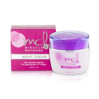 [ ครีม หมอจุฬา ] MCL Miracle Whitening Night Cream (เอมซีแอล มิราเคิ้ล ไวท์เทนนิ่ง ไนท์ครีม)