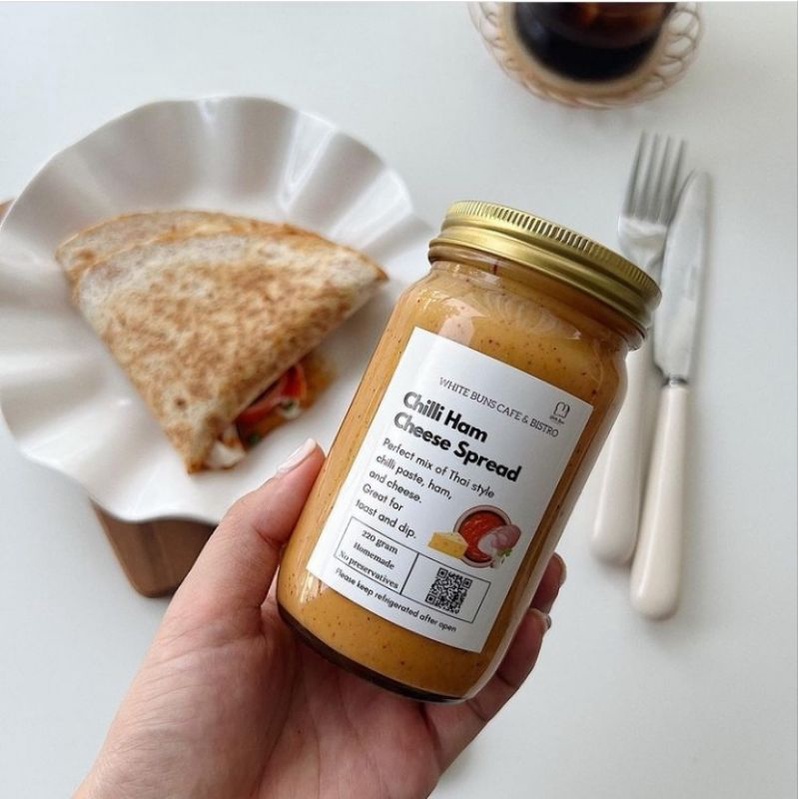 Chili Ham Cheese Spread พริกเผาชีสที่อร่อยที่สุด 220 กรัม