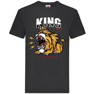 [100% Cotton] เสื้อยืดผ้าฝ้าย พิมพ์ลาย King Of The Roar NDeelj89GOemdc22