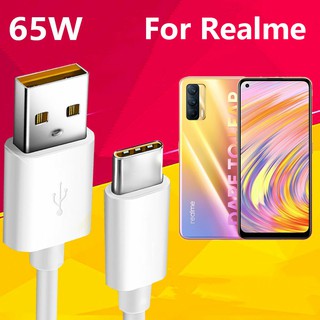 Q2 ( 65 W / 1 M ) สายชาร์จเร็วสําหรับ Realme 65 W X7 / X7 Pro