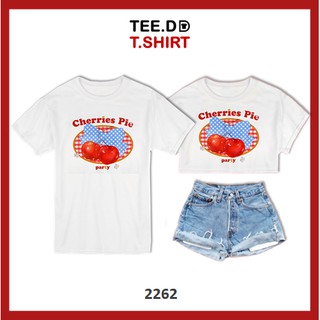 TEE.DD.TSHIRT เสื้อยืด Cherries Pie มีให้เลือกหลายทรง ทั้งคลาสสิค และครอป ผ้านุ่ม ลายสวย ไม่ย้วย ไม่ต้องรีด