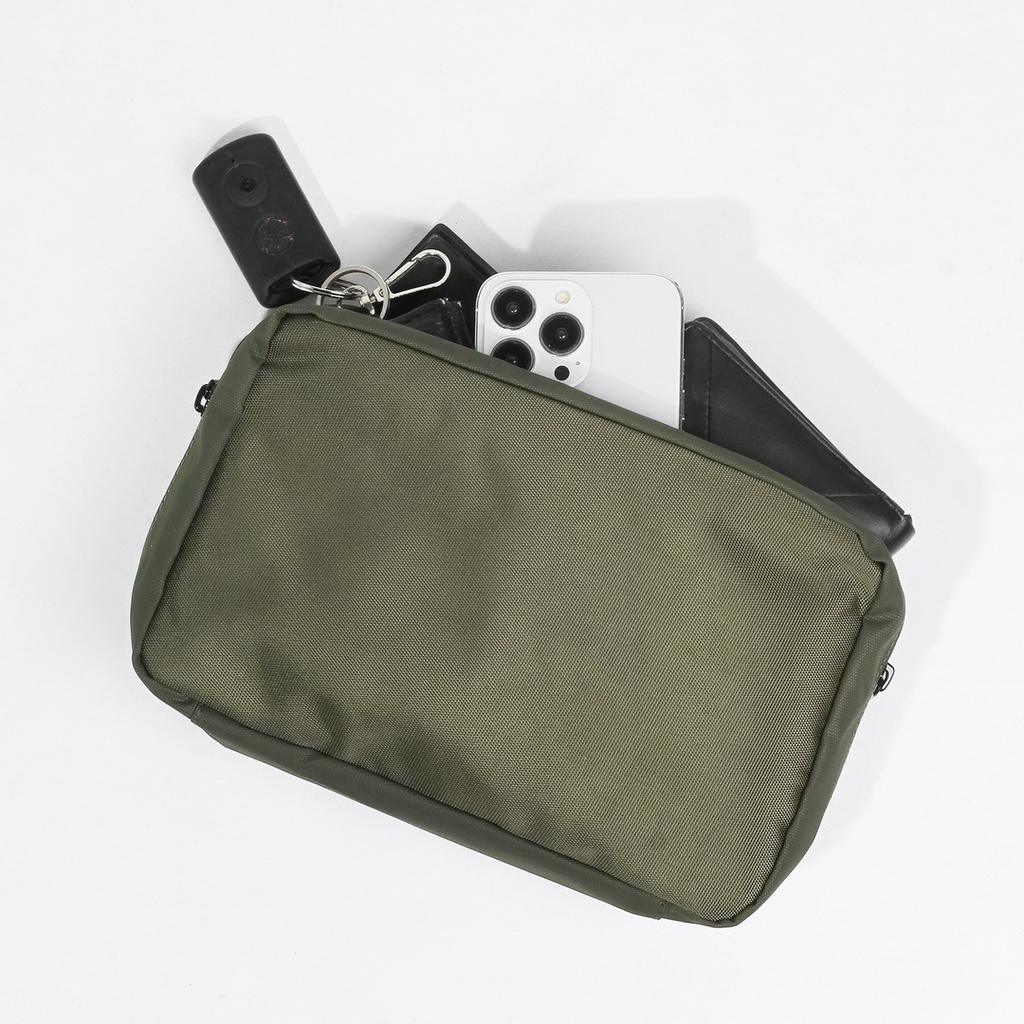 Hijau Ant PROJECT - Tech Pouch MOMENT Green Waterfroop - กระเป๋าคลัทช์