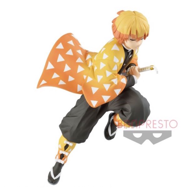 ของแท้ BANPRESTO Demon Slayer: Kimetsu no Yaiba Vibration Stars Agatsuma Zenitsu รุ่น