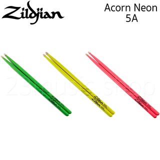 Zildjian Drum Stick 5A Acorn Neon