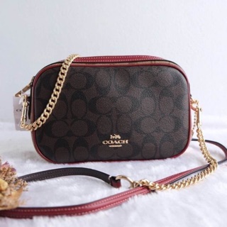 Coach F31447 Isra chain crossbody ขนาด 8 3/4" (L) x 5 1/2" (H) x 3" (W)