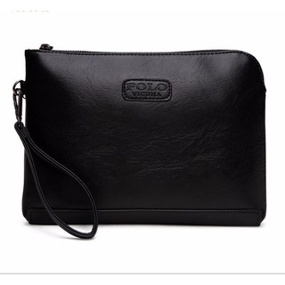 กระเป๋า Clutch หนัง  สำหรับผู้ชาย  Clutch –Bag7-BLACK